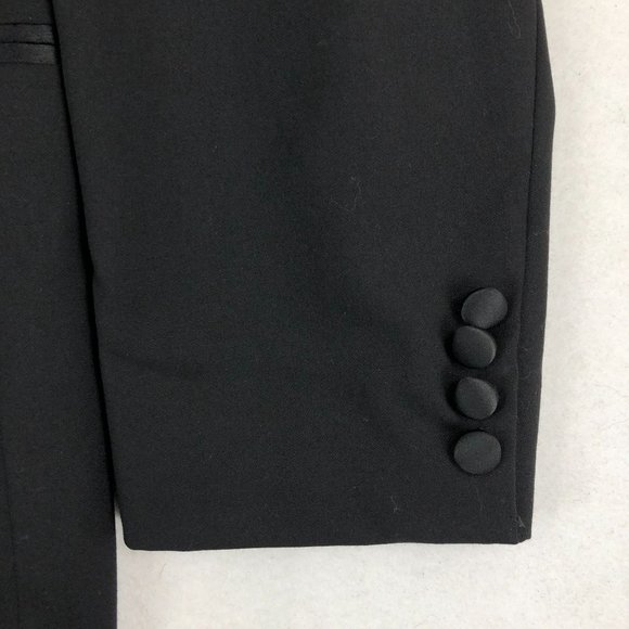 Joseph Abboud Men's Size 43L Black 100% Wool Two-Button Notch Tuxedo Jacket Coat - Picture 4 of 11